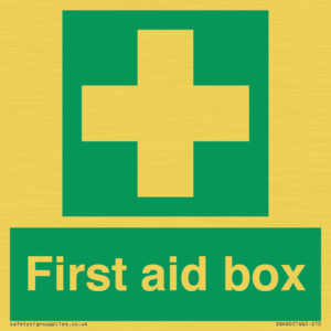 first aid box